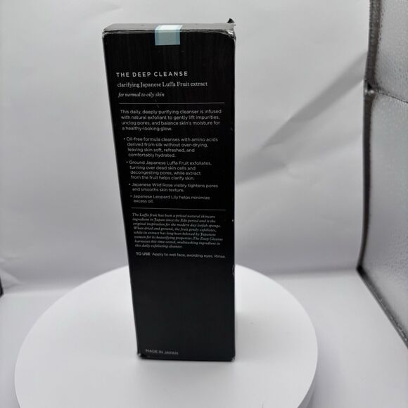 Tatcha The Deep Cleanse Gentle Exfoliating Cleanser, 5 oz./150ml New In Box - Picture 3 of 9